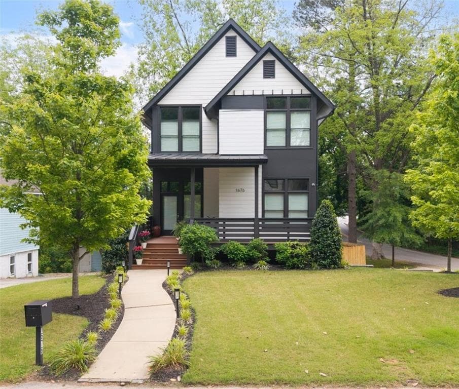 4 bedroom, 4 bathroom, 2,255 sq ft single family residence sold at 1676 Carroll Drive, Atlanta, GA 30318
