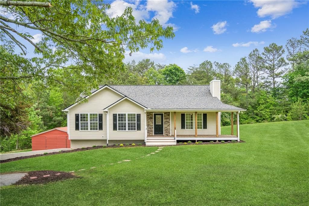 3 bedroom, 2 bathroom single family residence sold at 306 Chumbley Road, Dawsonville, GA 30534