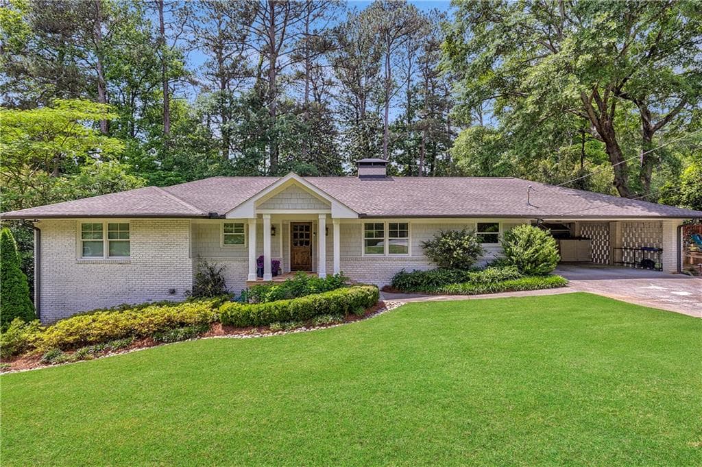 4 bedroom, 3 bathroom single family residence sold at 305 Montevallo Drive, Atlanta, GA 30342