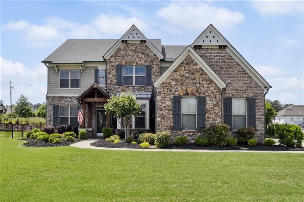 5 bedroom, 4 bathroom, 4,024 sq ft single family residence sold at 320 Harvest View Terrace, Woodstock, GA 30188