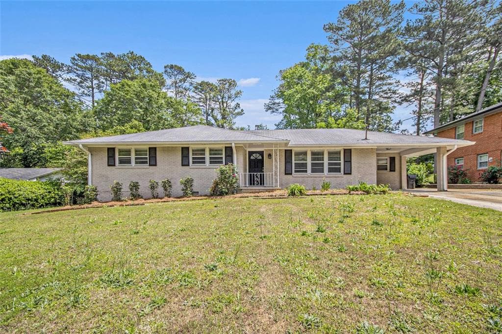 3 bedroom, 2 bathroom, 1,468 sq ft single family residence sold at 3436 Dodson Terrace, Atlanta, GA 30344