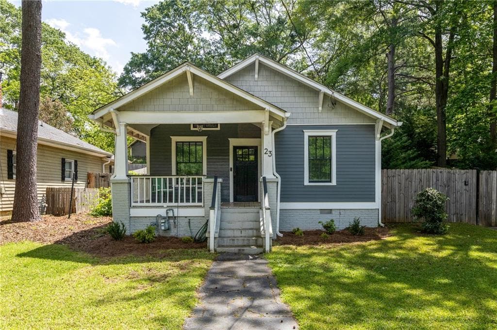 3 bedroom, 2 bathroom single family residence sold at 23 Clifton Street, Atlanta, GA 30317