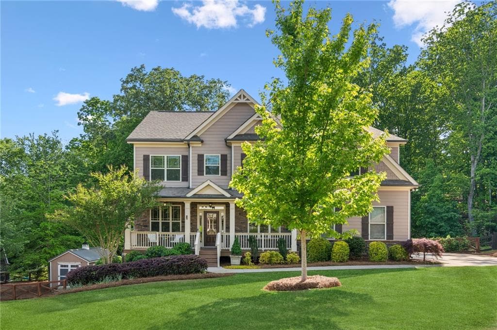 6 bedroom, 4 bathroom, 3,842 sq ft single family residence sold at 6185 Providence Lake Drive, Gainesville, GA 30506