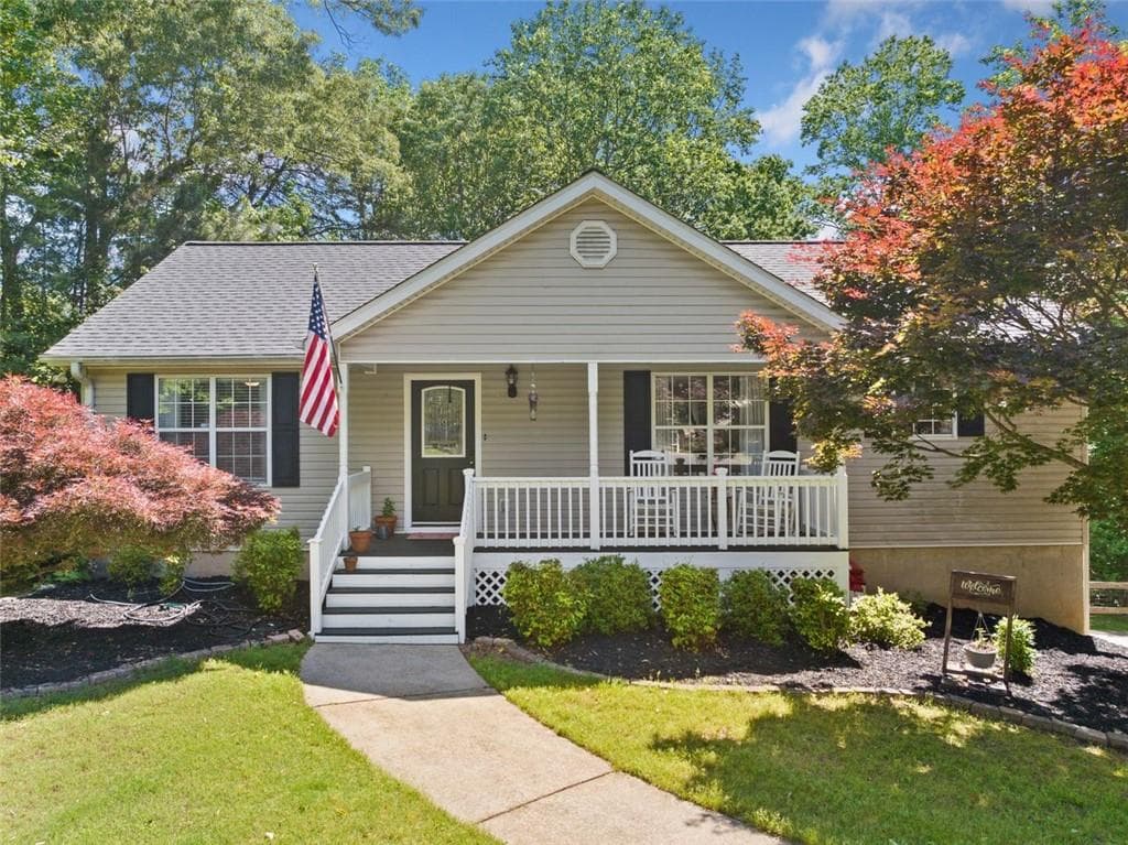 4 bedroom, 3 bathroom single family residence sold at 9675 CRESTVIEW Terrace, Gainesville, GA 30506