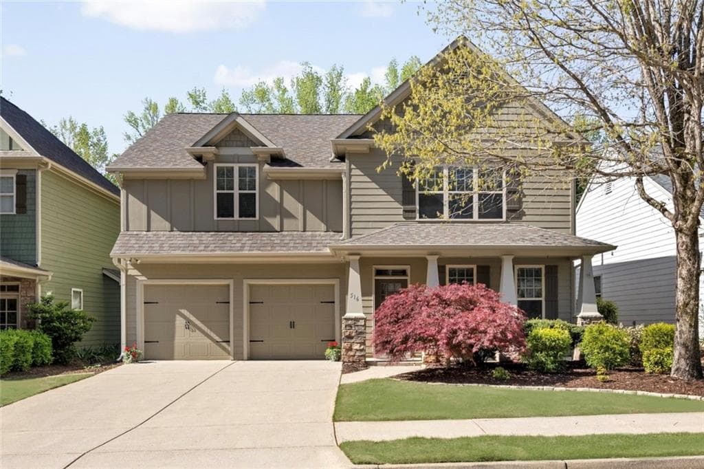 3 bedroom, 3 bathroom single family residence sold at 516 Winder Trail, Canton, GA 30114