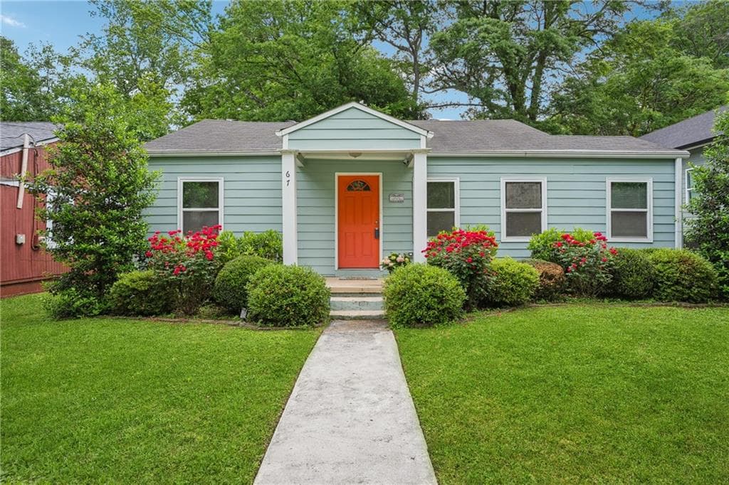 2 bedroom, 2 bathroom, 1,076 sq ft single family residence sold at 67 Holly Road, Atlanta, GA 30314