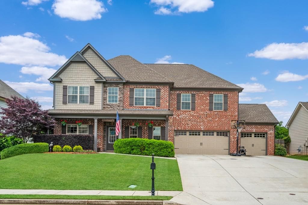 5 bedroom, 4 bathroom single family residence sold at 2470 Day Break Way, Dacula, GA 30019