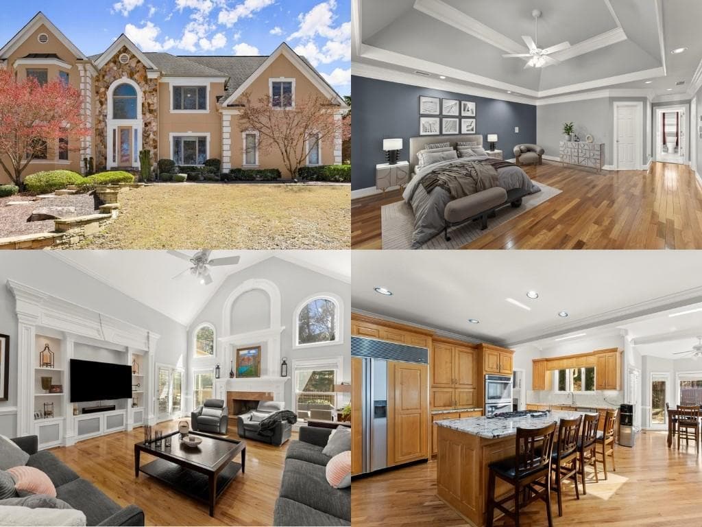 6 bedroom, 7 bathroom, 6,335 sq ft single family residence sold at 300 Morganshire Place, Atlanta, GA 30350
