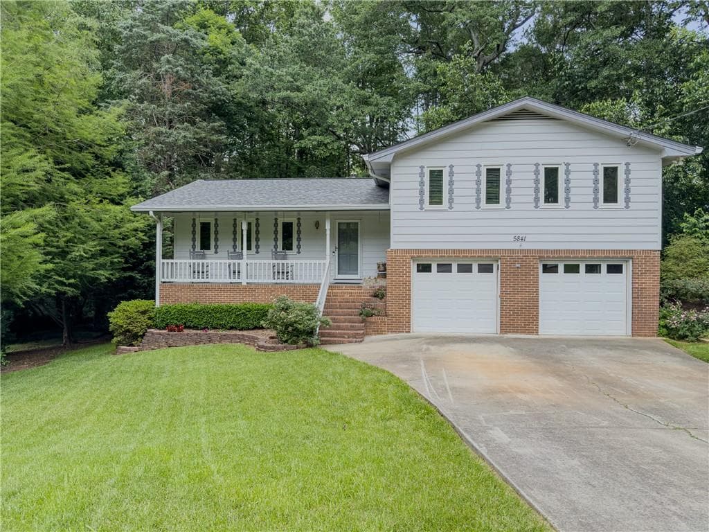 3 bedroom, 3 bathroom single family residence sold at 5841 Covered Wagon Trail, Lilburn, GA 30047