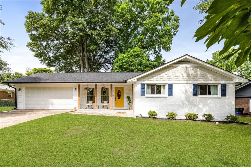 4 bedroom, 3 bathroom single family residence sold at 3890 Cherrydale Lane, Smyrna, GA 30082