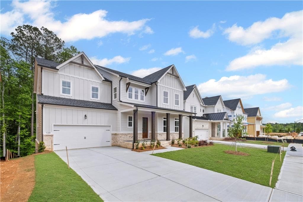 5 bedroom, 5 bathroom, 3,392 sq ft single family residence sold at 729 Keystone Drive, Woodstock, GA 30188