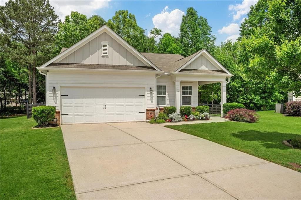3 bedroom, 2 bathroom single family residence sold at 58 Stable Gate Drive, Cartersville, GA 30120