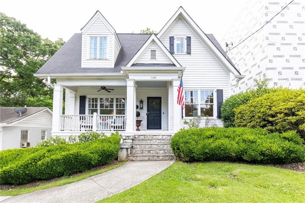 4 bedroom, 4 bathroom, 2,372 sq ft single family residence sold at 1486 Brooklyn Avenue, Atlanta, GA 30309