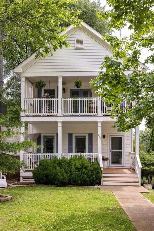 3 bedroom, 3 bathroom, 1,584 sq ft single family residence sold at 207 Wesley Avenue, Atlanta, GA 30307