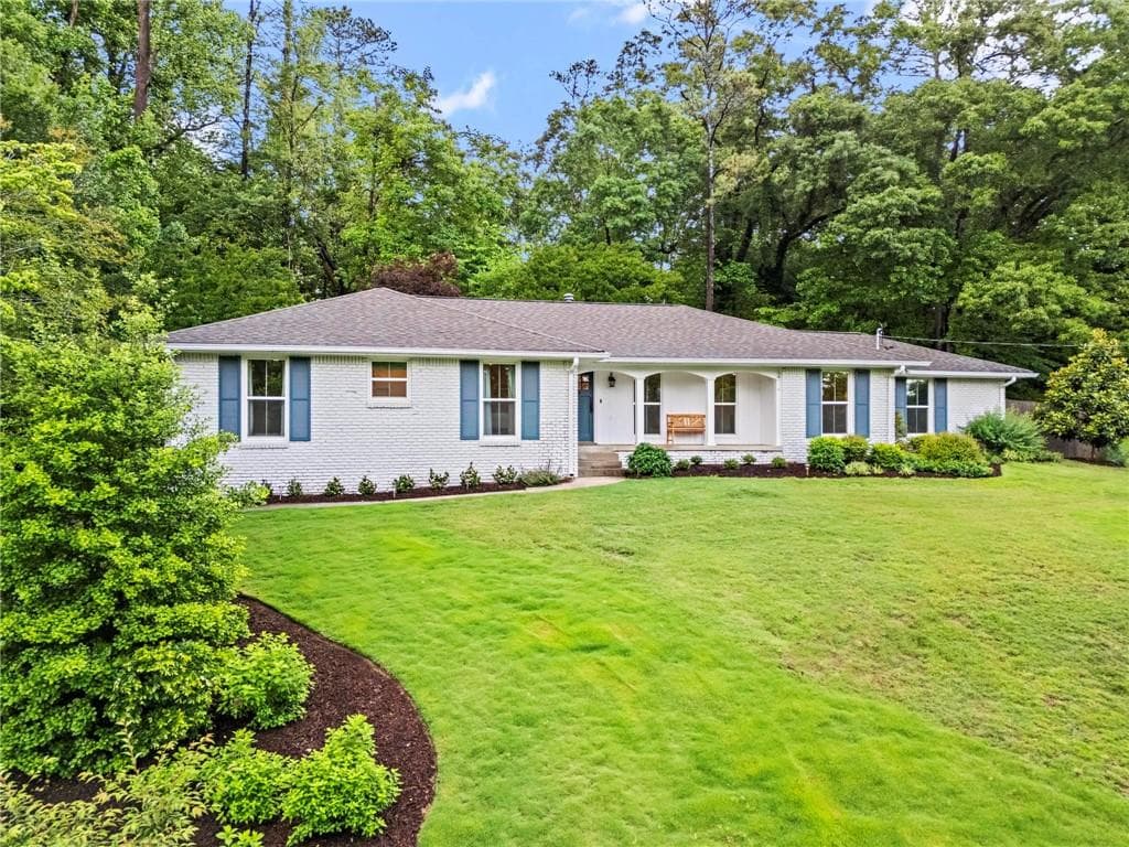 3 bedroom, 3 bathroom single family residence sold at 4855 Kendall Court, Atlanta, GA 30342