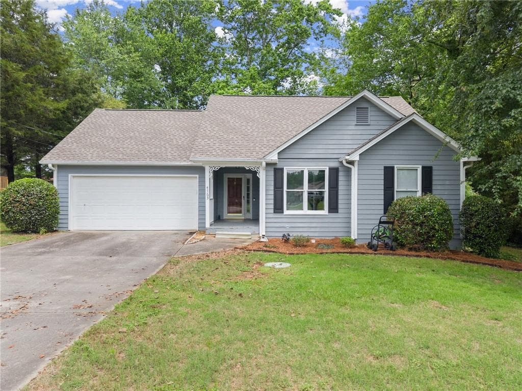3 bedroom, 2 bathroom single family residence sold at 4763 Newton Drive, Gainesville, GA 30506