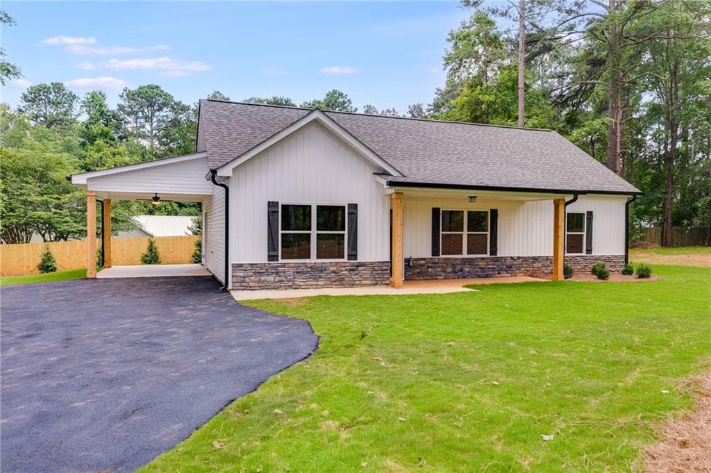 3 bedroom, 2 bathroom, 1,297 sq ft single family residence sold at tract4 Dunn Road, Silver Creek, GA 30173