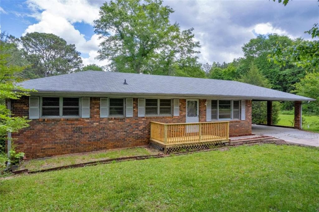 3 bedroom, 2 bathroom single family residence sold at 1119 John W Breedlove Road, Monroe, GA 30656
