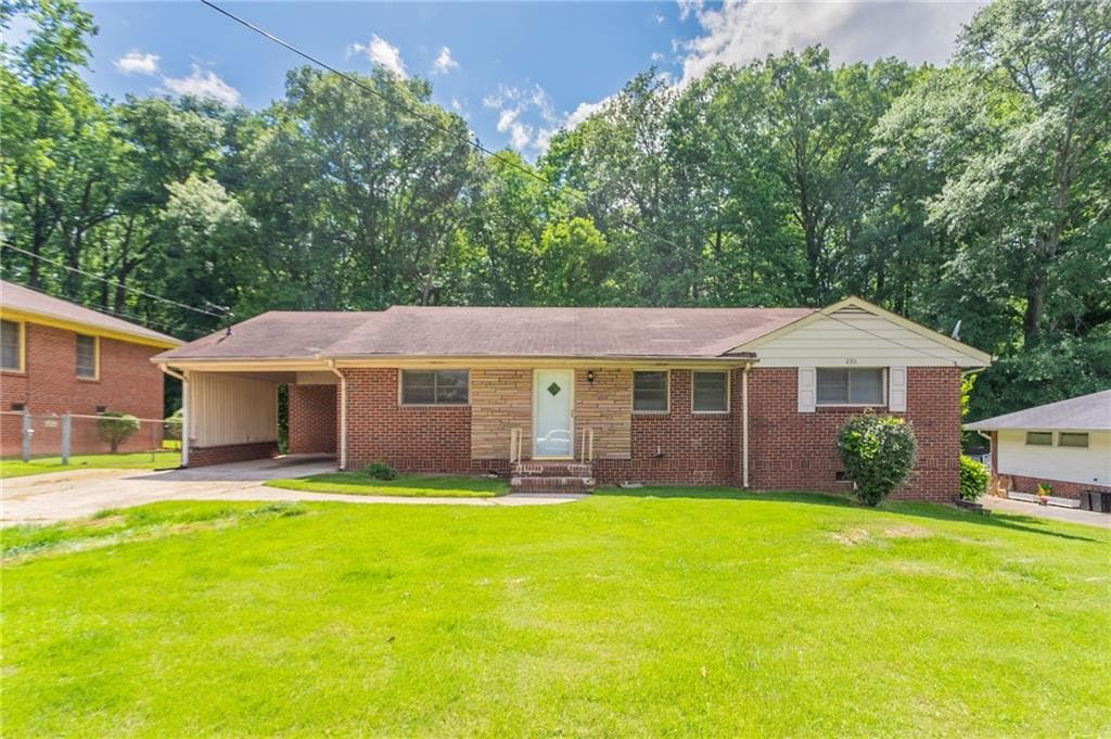 3 bedroom, 2 bathroom, 1,311 sq ft single family residence sold at 2311 Cherry Blossom Drive, Atlanta, GA 30331