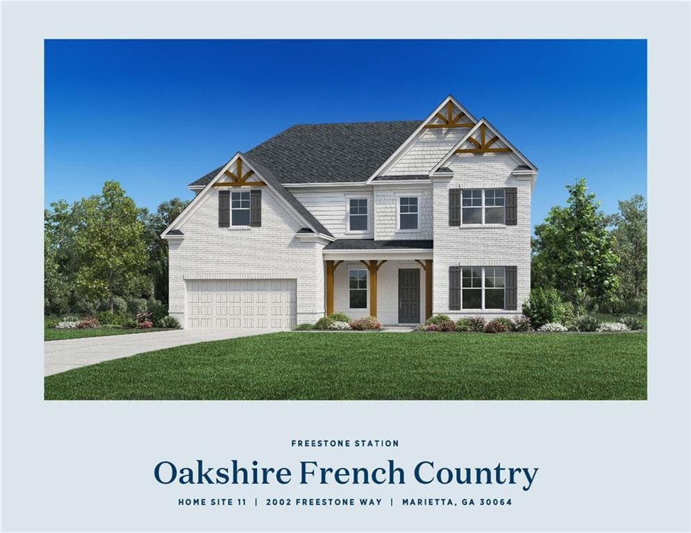 5 bedroom, 4 bathroom, 3,249 sq ft single family residence sold at 2002 Freestone Way, Marietta, GA 30064