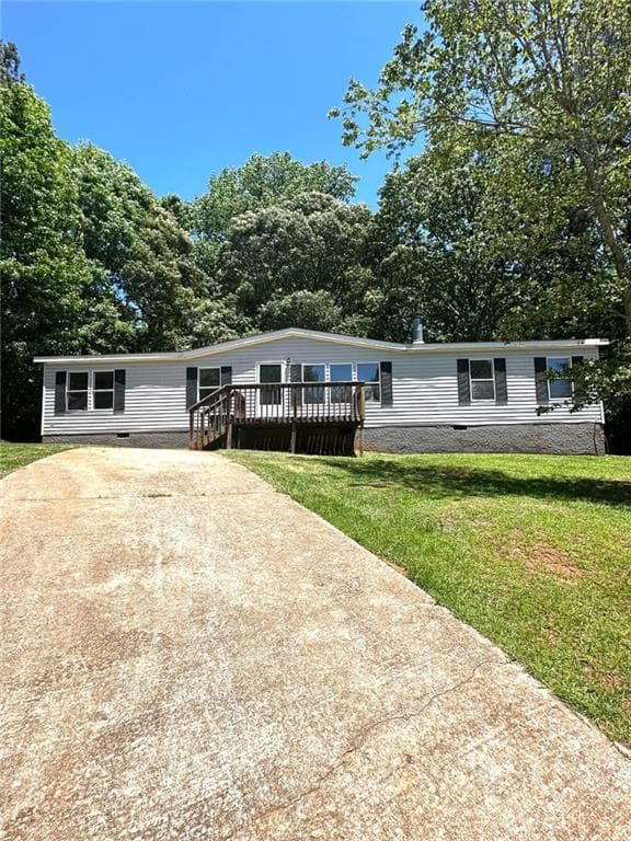 4 bedroom, 2 bathroom single family residence sold at 6656 Noahs Way, Lula, GA 30554