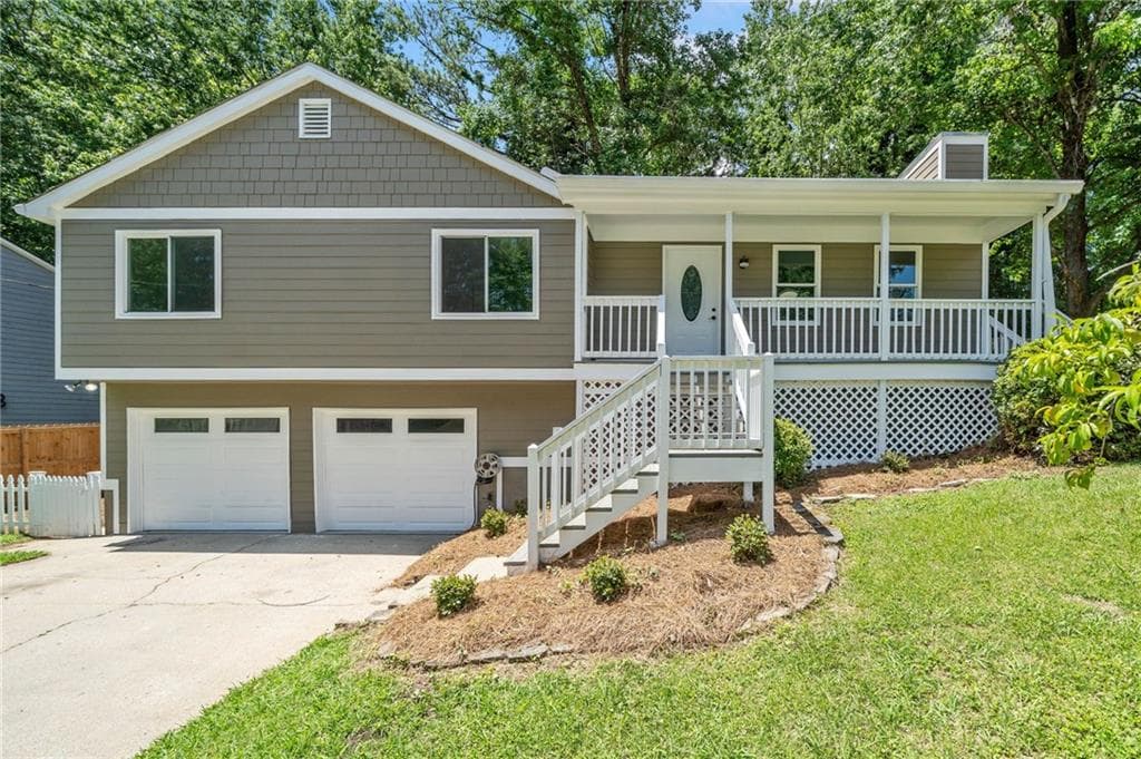 3 bedroom, 2 bathroom single family residence sold at 1080 Rackley Way, Kennesaw, GA 30144