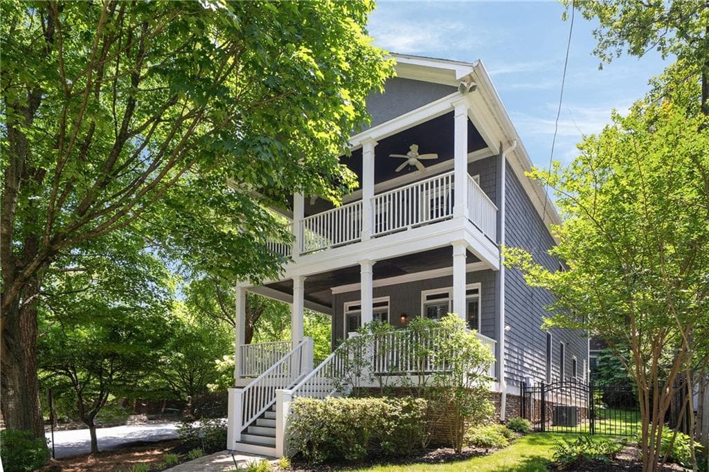 4 bedroom, 4 bathroom, 3,339 sq ft single family residence sold at 1003 North Avenue, Atlanta, GA 30306