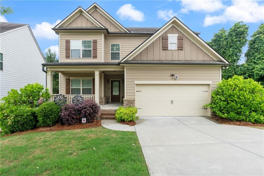 5 bedroom, 3 bathroom single family residence sold at 1537 Maplecliff Way, Sugar Hill, GA 30518