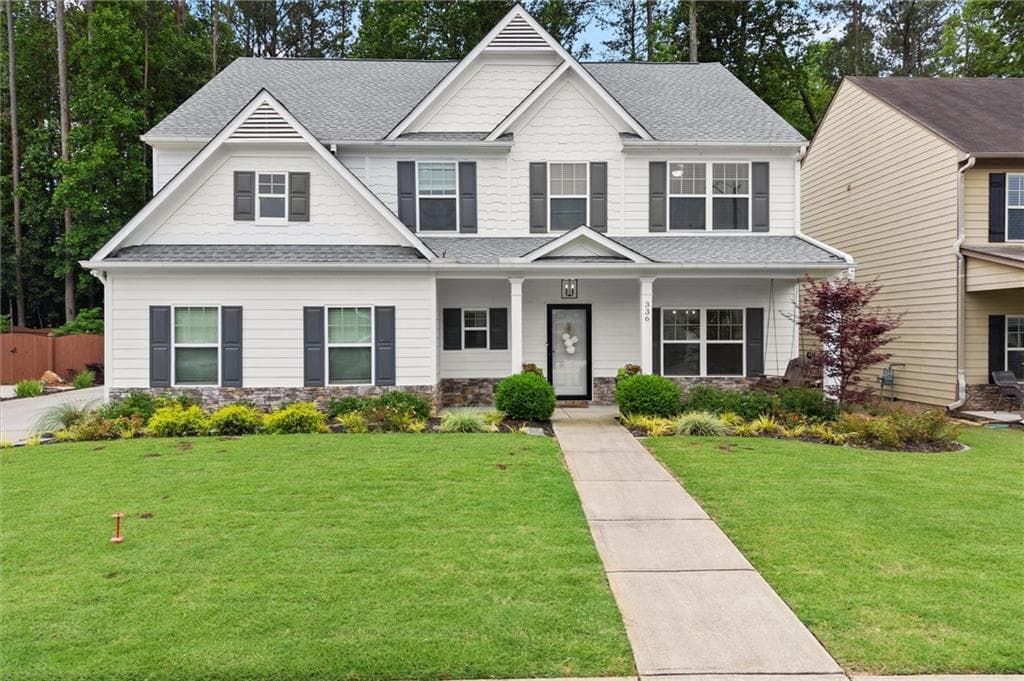 4 bedroom, 3 bathroom single family residence sold at 336 Parc Crossing, Acworth, GA 30102