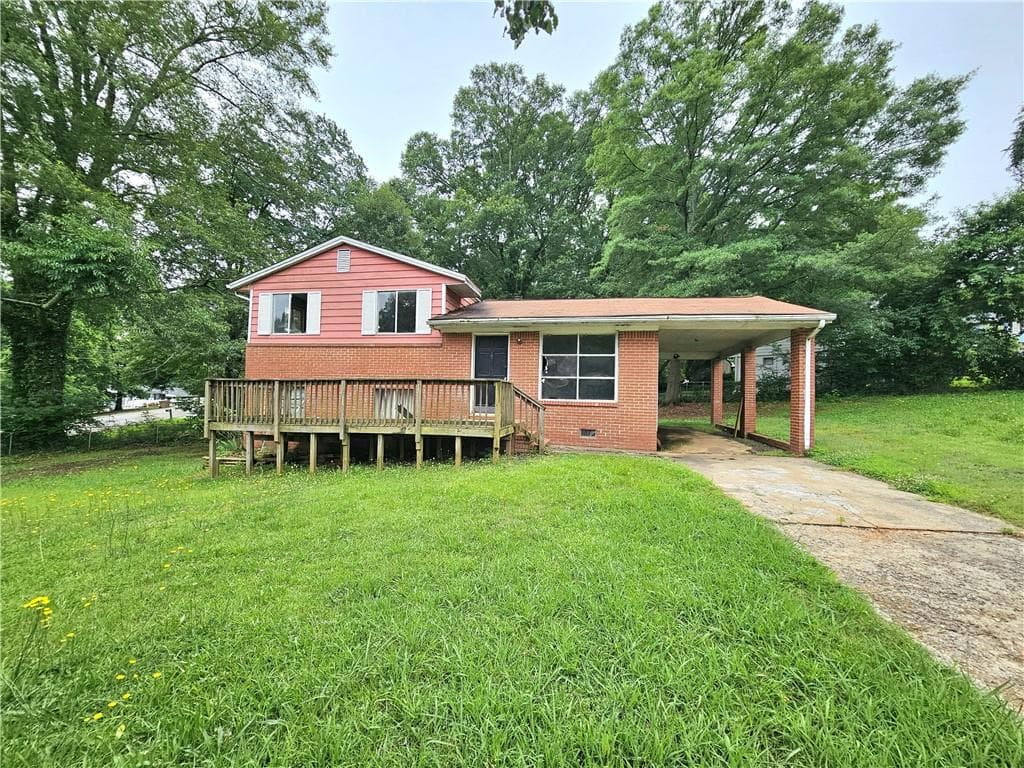 3 bedroom, 2 bathroom single family residence sold at 6616 King George Way, Morrow, GA 30260