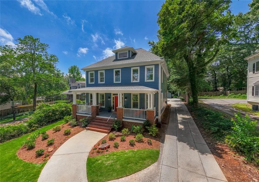 5 bedroom, 4 bathroom, 3,116 sq ft single family residence sold at 417 S Candler Street, Decatur, GA 30030