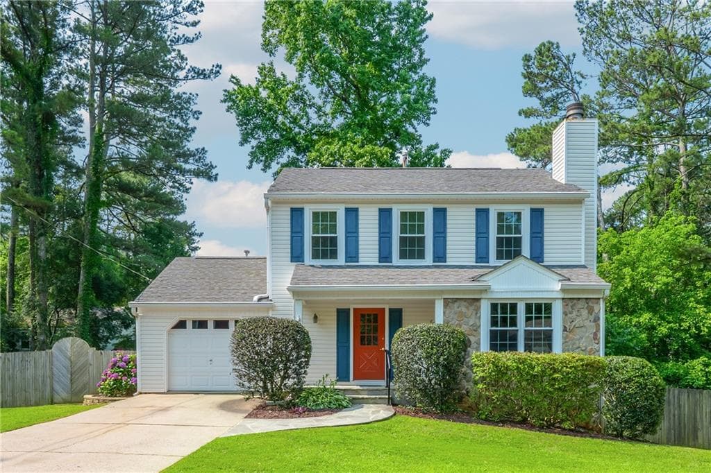 3 bedroom, 3 bathroom single family residence sold at 350 Birch Rill Drive, Alpharetta, GA 30022