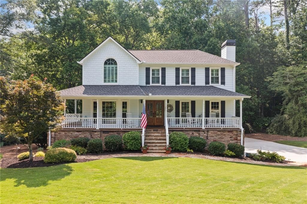 5 bedroom, 4 bathroom, 3,332 sq ft single family residence sold at 226 Nacoochee Drive, Woodstock, GA 30188