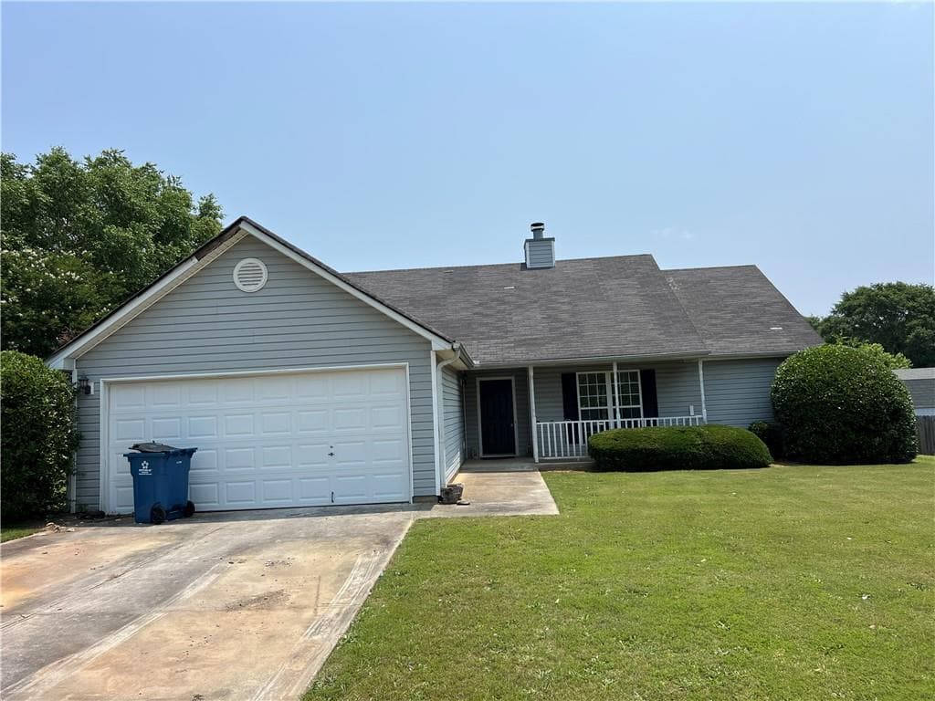 3 bedroom, 2 bathroom single family residence sold at 1008 Maggie Drive, Bethlehem, GA 30620