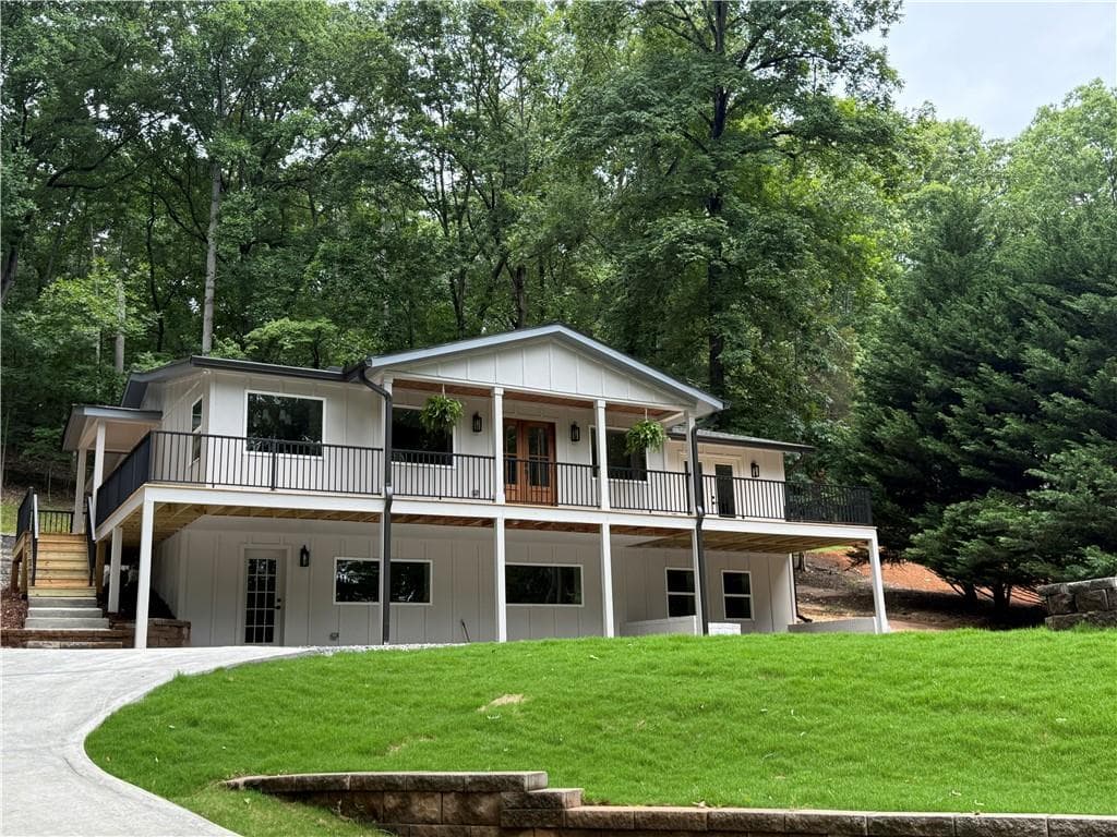 4 bedroom, 4 bathroom, 2,611 sq ft single family residence sold at 455 Sams Road, Dawsonville, GA 30534