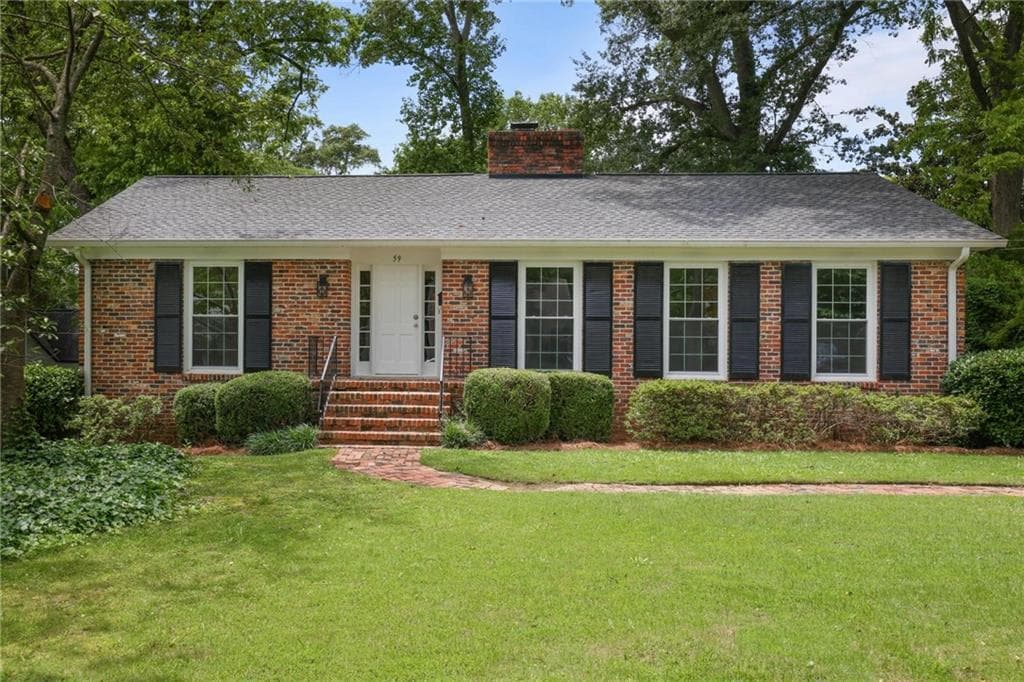 3 bedroom, 2 bathroom, 2,821 sq ft single family residence sold at 59 Oakmont Drive, Marietta, GA 30064