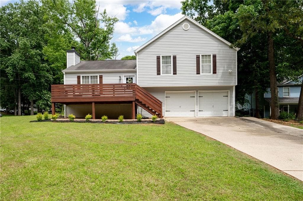 3 bedroom, 2 bathroom, 1,220 sq ft single family residence sold at 701 Rockingham Court, Woodstock, GA 30189