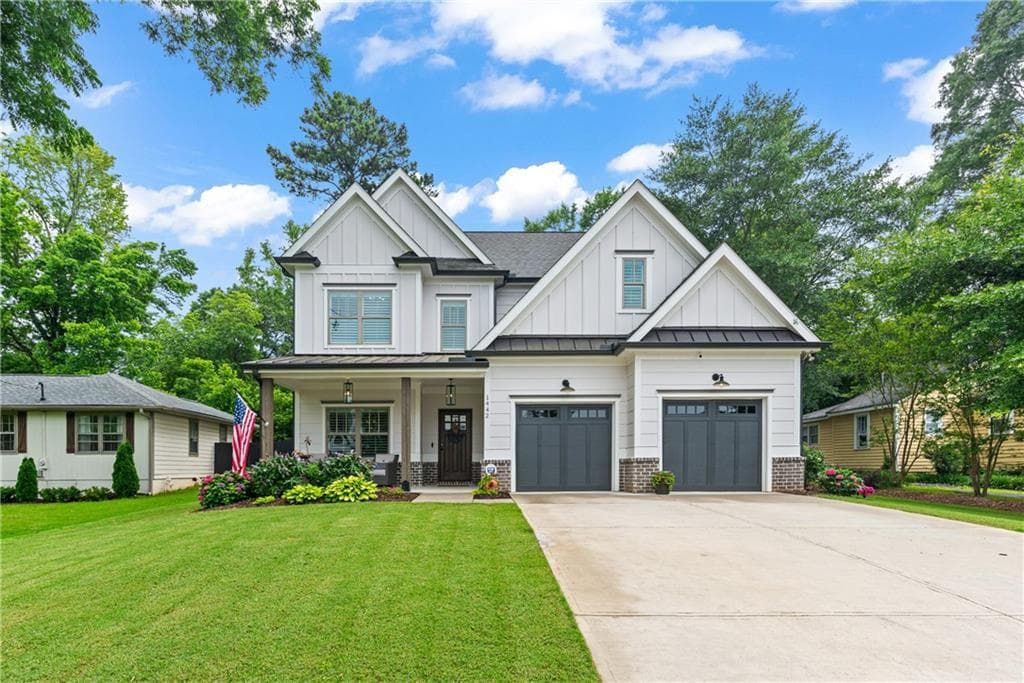 4 bedroom, 3 bathroom, 2,736 sq ft single family residence sold at 1442 Pierce Avenue, Smyrna, GA 30080