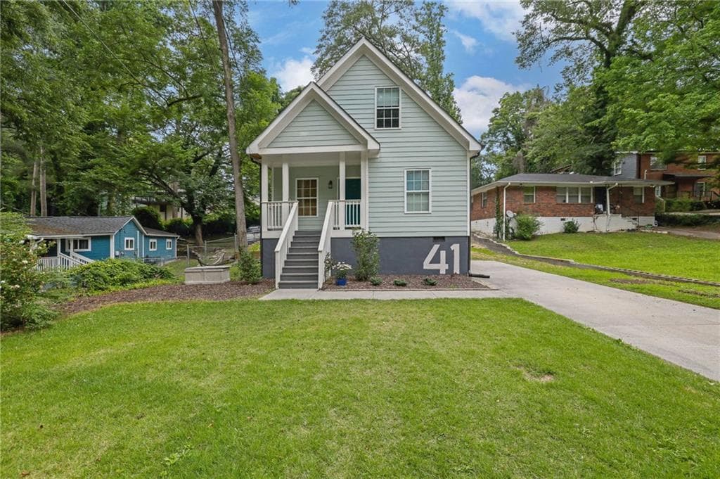4 bedroom, 3 bathroom, 1,400 sq ft single family residence sold at 41 Spring Lane, Atlanta, GA 30314
