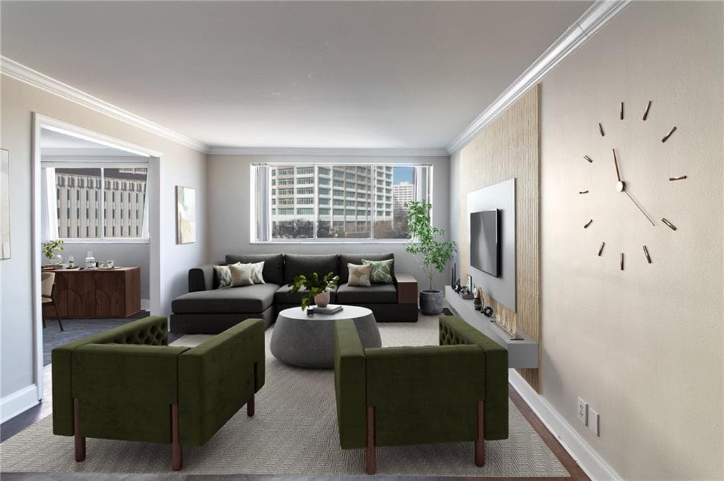 1 bedroom, 1 bathroom, 850 sq ft condominium sold at 215 Piedmont Avenue 502, Atlanta, GA 30308