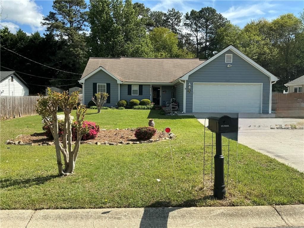 3 bedroom, 2 bathroom, 1,493 sq ft single family residence sold at 1109 Granite Lane, Loganville, GA 30052