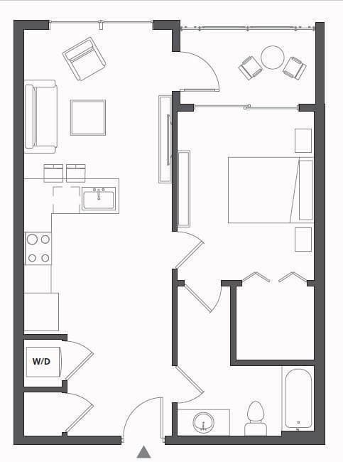 1 bedroom, 1 bathroom, 648 sq ft condominium under contract at 525 PARKWAY Drive 306, Atlanta, GA 30308 — photo 10