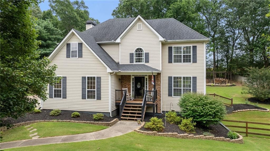 4 bedroom, 4 bathroom, 2,932 sq ft single family residence sold at 7850 Trailside Way, Gainesville, GA 30506