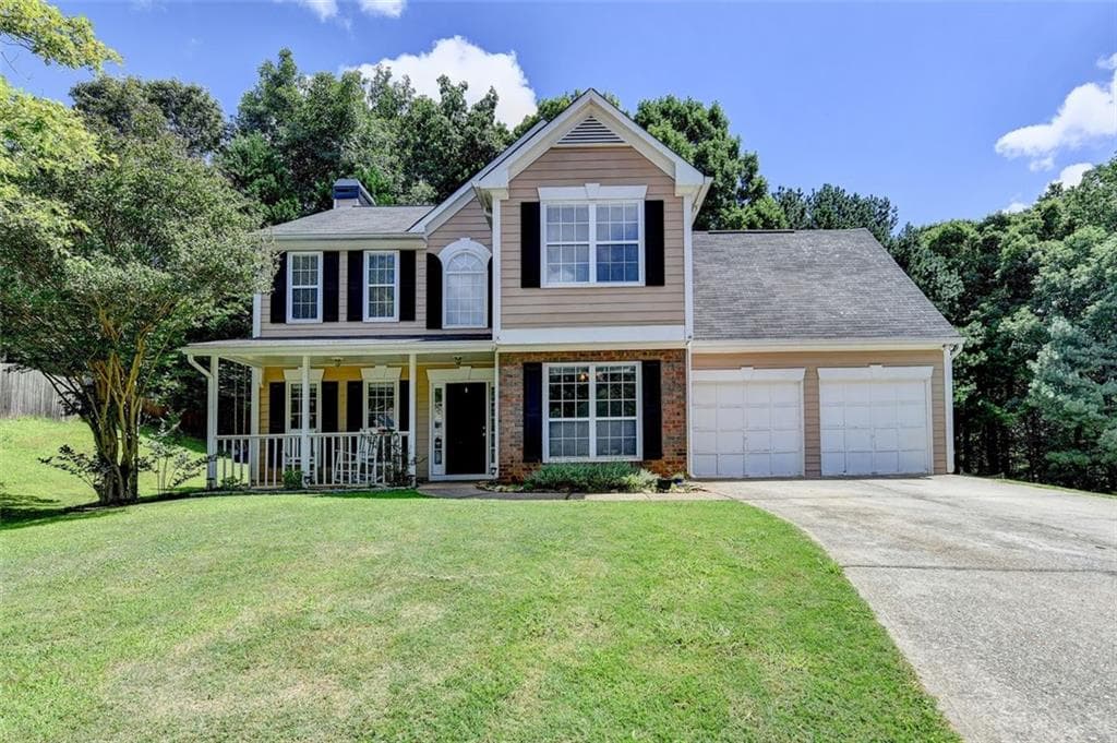 4 bedroom, 3 bathroom, 2,168 sq ft single family residence sold at 5385 Spotted Fawn Court, Suwanee, GA 30024