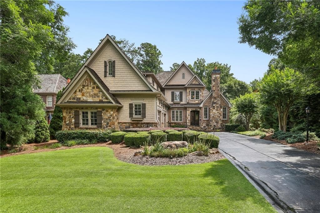 4 bedroom, 5 bathroom, 5,665 sq ft single family residence sold at 145 Ardsley Lane, Alpharetta, GA 30005