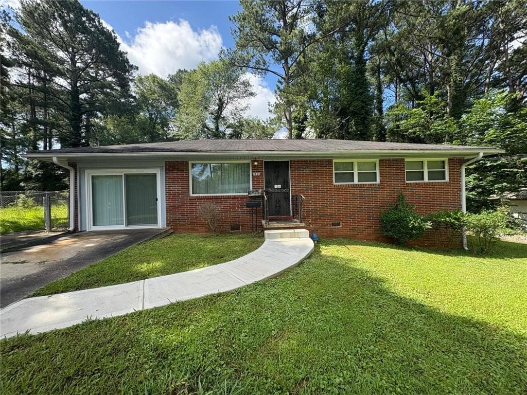 3 bedroom, 1 bathroom single family residence sold at 2651 Bull Run Drive, Decatur, GA 30034