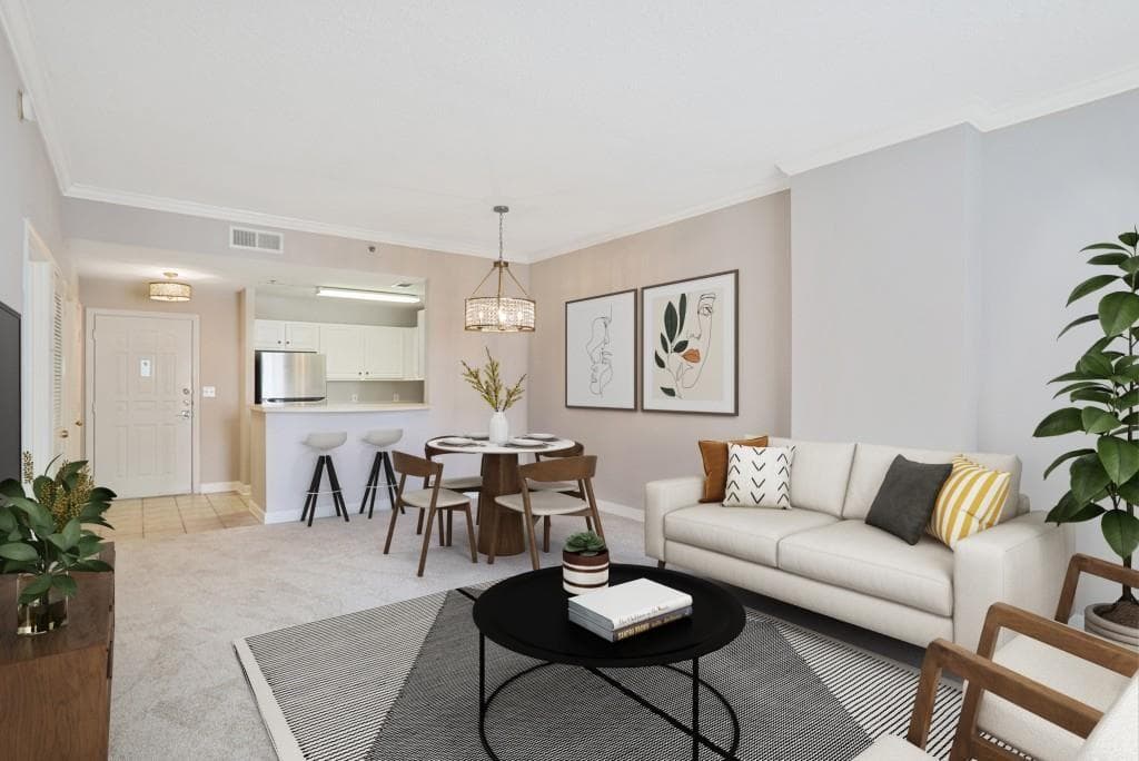 1 bedroom, 1 bathroom, 764 sq ft condominium sold at 1101 Juniper Street 722, Atlanta, GA 30309
