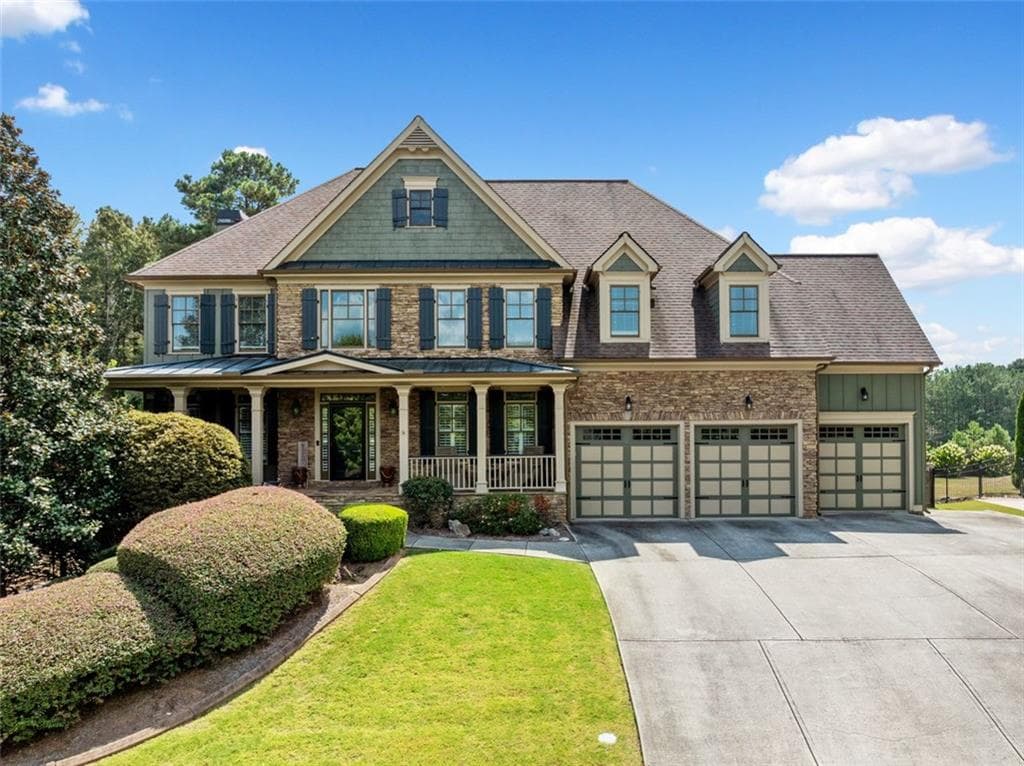 5 bedroom, 6 bathroom, 5,837 sq ft single family residence sold at 5585 Lavender Farms Road, Powder Springs, GA 30127