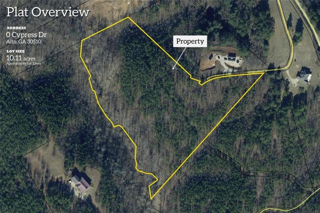 single family residence sold at 0 Cypress Drive, Alto, GA 30510