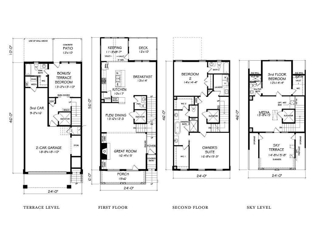 4 bedroom, 5 bathroom, 3,575 sq ft townhouse under contract at 3450 Commander Cove, Suwanee, GA 30024 — photo 3